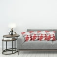 thumbnail image 3 of Ambesonne Poppy Flower Throw Pillow Cover 4 Pack, Blossoming Rural Field, 16", Red Grey Coconut, 3 of 5