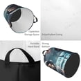 thumbnail image 2 of Balery Astronaut Helmet Reflections Cesta de ropa redonda con asas, impermeable, independiente, para ropa, juguetes, dormitorio y familia-Medium, 2 of 6