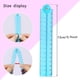thumbnail image 2 of Regla plegable XCF 3 piezas 30 cm recta transparente geométrica flexible con transportador, 2 of 4