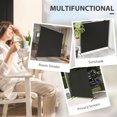 thumbnail image 3 of CoSoTower Single Panel Room Divider, UV30+ Privacy Screen, Indoor Outdoor Privacy Panel with Stable Base, Black, 3 of 7