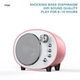 thumbnail image 4 of Clearance Usloyux Cordless Compact Speakers Savings Clearance- Bluetooth Wireless Speaker, Girl'S Heart, Cute Mini Audio, Portable Card, Mobile Phone, Computer, Gift, Subwoofer, Pink, 4 of 4