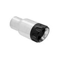 thumbnail image 2 of Flowmaster 15316 Exhaust Tip - 3.50 in. Angled Brushed SS/Black Alum Fits 2.50 in tubing-Clamp on, 2 of 3