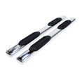 thumbnail image 2 of TrailFX Nerf Bar A8223S TFX 6 Oval Straight Side Bars; With Step Pads; 6 Inch Oval Straight; Polished; Stainless Steel; With Welded End Caps; Rocker Panel Mount, 2 of 3