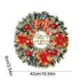 thumbnail image 3 of YIMWNYI Christmas Wreath, Holiday Decoration, Artificial Floral Wreath, Indoor Outdoor Decor, Pinecone and Golden Ball Wreath, Door and Wall Hanging, 3 of 6