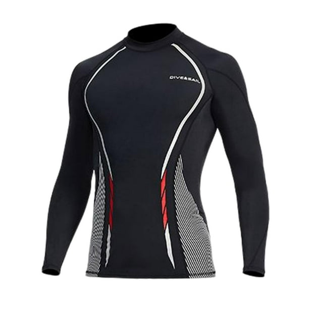 Traje de bano transpirable para hombre camiseta de manga larga traje de bano Surf conduccion Sharpla Traje de bano para hombres Walmart en linea