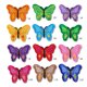 thumbnail image 2 of Paquete de 2 12 Parches de Mariposas Parche de Mezcla Aleatoria Multicolor Hecho a Mano Surtido para Planchar o Coser Bordado Planchado Bricolaje para Ropa Jeans Bolsa Sombrero Zapatos brillar  Electrónica, 2 of 5