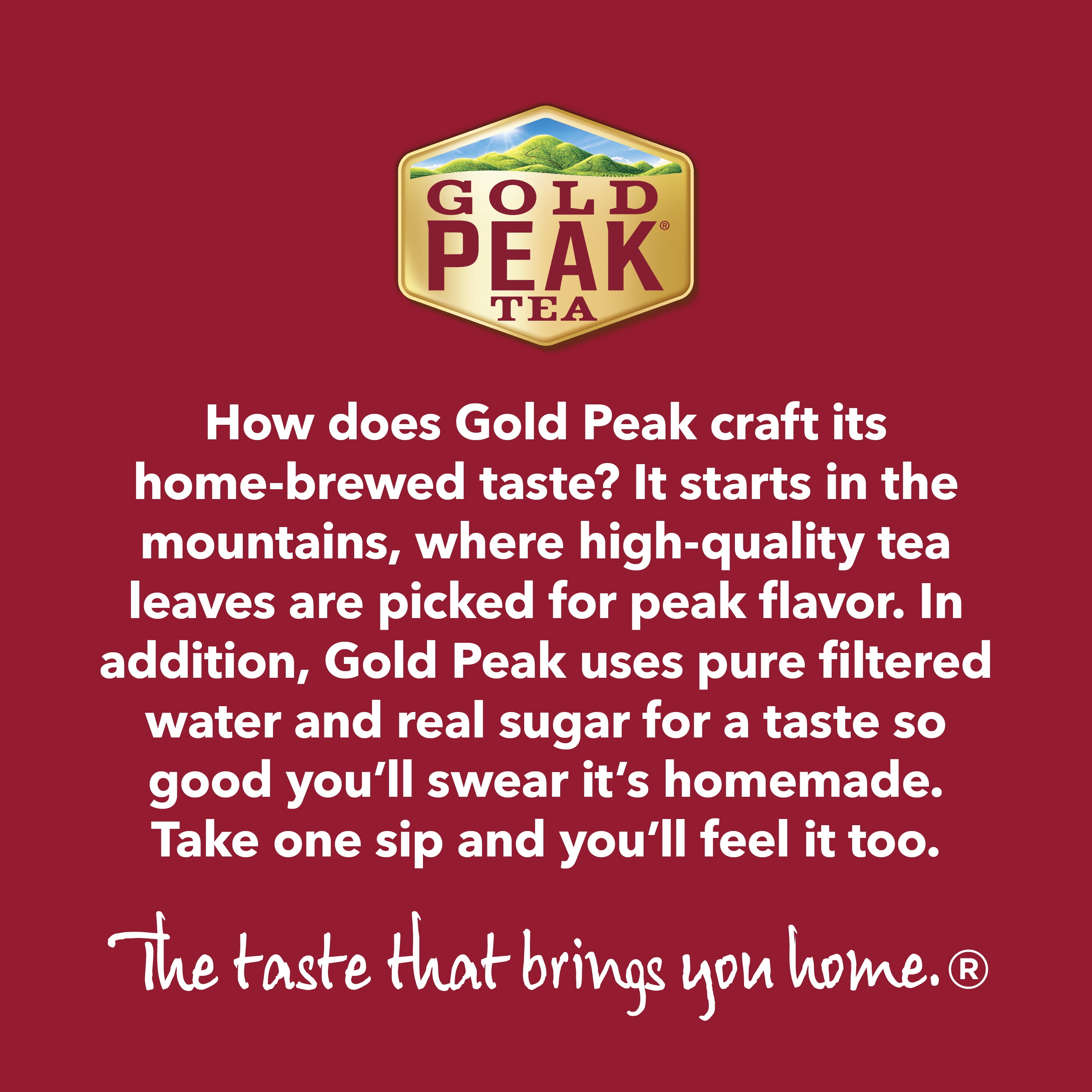 Gold Peak Locally Sourced California Raspberry Iced Tea, 18.5 fl oz Bottles (12 Pack)