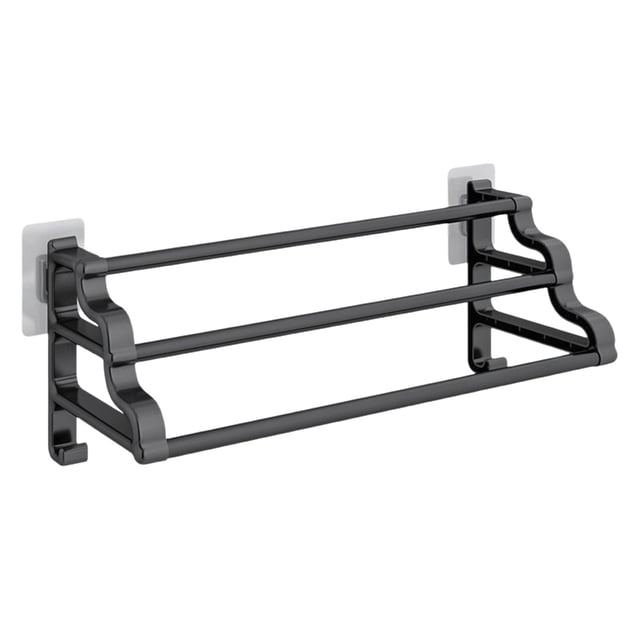 3 Tier Towel Rack, Bathroom Wall Shelf, Adhesive Towel Bar, Ladder Towel Rail, Wall Mounted Towel Holder, Bathroom Organizer, Space Saving Towel Rack, Towel Storage Rack