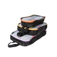 thumbnail image 2 of Miamica Travel Packing Cubes Set of 3 - Black Rainbows, 2 of 6