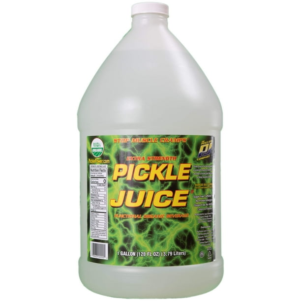 Pickle Juice Extra Strength Electrolytes, Stops Cramps, 1 Gallon