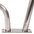 thumbnail image 4 of Pool Handrail for Inground Pools, Swimming Pool Railing – 304 Stainless Steel, Rust-Resistant, 385 lbs Capacity, Blue Grip Covers, 39"x32", 4 of 6