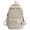 White, variant on Fgnfyis Girls School Backpack Women Solid Color Stylish Lightweight Everyday Casual Large Capacity College Bookbag Kids Backpack Blue