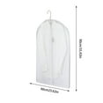 thumbnail image 3 of Pyaiiner Clothes Dust Bag Clear Garment Bag For Hanging Clothes Full Zipper Suit Bag Garment Cover For Wardrobe And Clothes Storage, 3 of 7