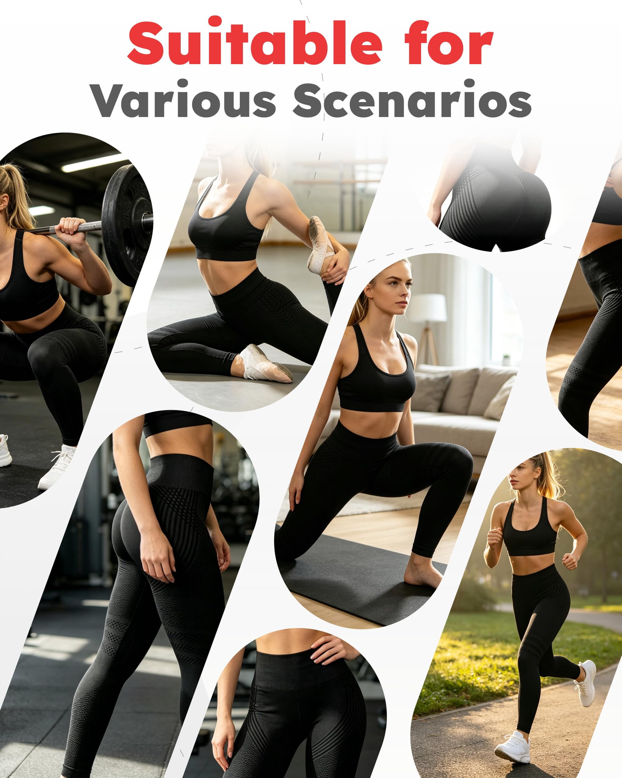 Trysoviren Leggings, Compression Leggings for Women, 3D Textured