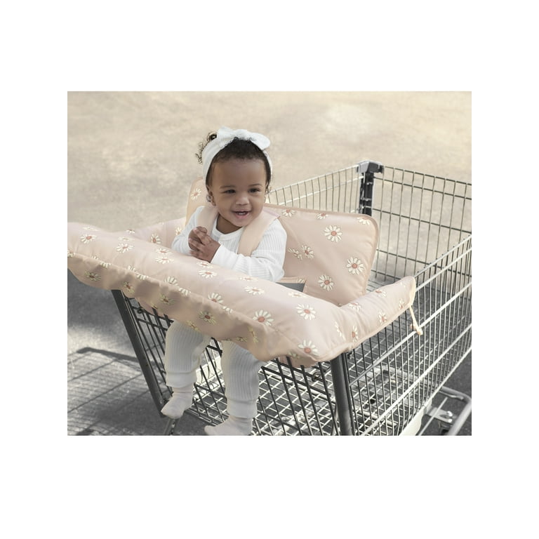 Modern Moments By Gerber Baby Girl Shopping Cart Cover Pink