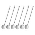 thumbnail image 1 of 6pcs Espresso Spoons 6.7 Inches Stainless Steel Round Coffee Spoon, Silver Tone, 1 of 5