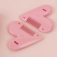 thumbnail image 3 of Hair Cutting Comb With Blade Bangs Hair Trimmer Pubic Hair Remover for Razor Trimming Tools Heart Shape Thinning Hair Cu, 3 of 11