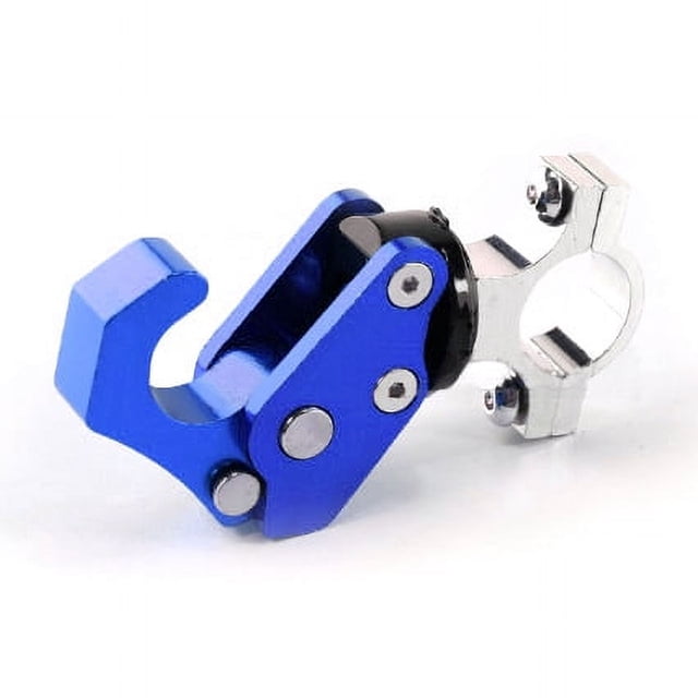 Gancho plegable con hebilla, gancho plegable de aleación de aluminio con soporte fuerte para motocicleta, Scooter y bicicleta