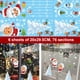 thumbnail image 5 of Pegatinas navideñas de copos de nieve para ventanas, calcomanías para vidrio, decoraciones navideñas, calcomanías navideñas de copos de nieve, Papá Noel y reno para fiestas, 5 of 5