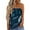 Blue, variant on Basic Tank Tops for Women Women Pringting Strapless Bandeau Tank Casual Sleeveless Summer Vacation Loose Holiday Top Shirt Blouse Women Tanks Top Female Womens Tank Tops