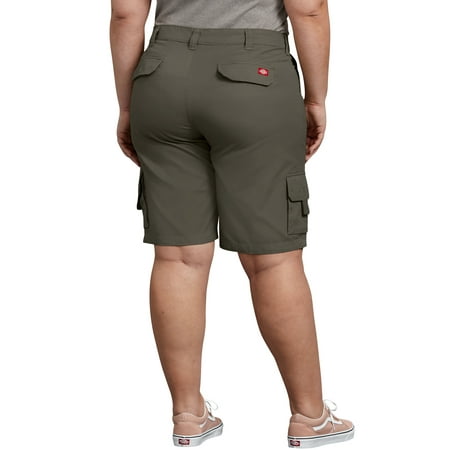 Dickies - Women's Plus Size Cotton Cargo Short - Walmart.com - Walmart.com