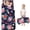 Pioneer Flower Floral Print Pattern, variant on Pioneer Flower Floral Print Pattern Toddler Nap Mat for Teens Preschool Daycare, Teens Sleeping Mat Bag, Toddler Sleeping Bag with Pillow