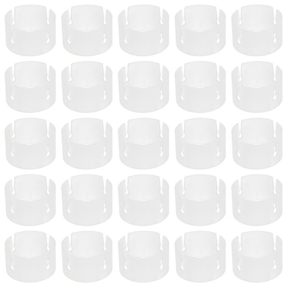 KAKOWELY 100pcs Balloon Arch Connectors Clip Ring Buckle Balloon Flower For Party Wedding Decoration,1.38"X1.38"X0.83"