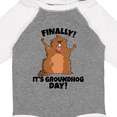 thumbnail image 4 of Inktastic Finally it's Groundhog Day Boys or Girls Long Sleeve Baby Bodysuit, 4 of 5