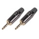 thumbnail image 1 of 2x Adaptador de sonido de auriculares con enchufe de soldadura estéreo de 2 piezas de 3,5 mm con enchufe trasero negro Yuyangstore Enchufe de soldadura estéreo, 1 of 8