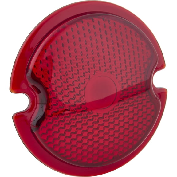 Ford 1933-1936 Car/1945-1952 Pickup Tail Light Lens, Red Glass