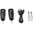 thumbnail image 3 of UHF Wireless System USB Rechargeable Wireless Guitar Pickup Audio Transmitter Receiver for Electric Guitar Bass Violin, 3 of 5