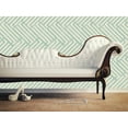 thumbnail image 4 of MuralsPrint Green Modern Strips Removable Wallpaper - 10'ft H x 24''inch W, 4 of 4