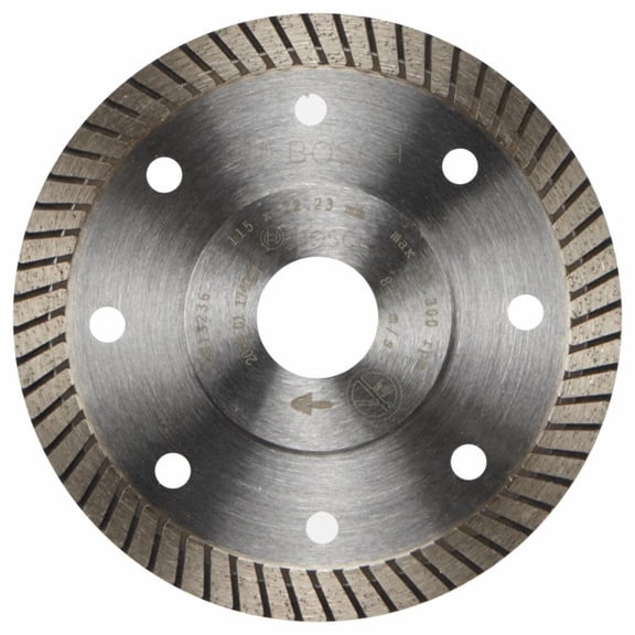 Bosch 4 1/2 Inch Specialized Turbo Rim Diamond Blade For Porcelain And Granite