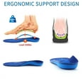 LARSARO Orthopaedic Insoles Foot Pain Plantar Fasciitis Lower Spread