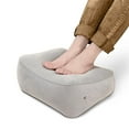 thumbnail image 3 of Knee Travel Foot Rest Pillow Height Fast Inflating Leg Knee Pillow for Adult Kids Airplane, 3 of 5