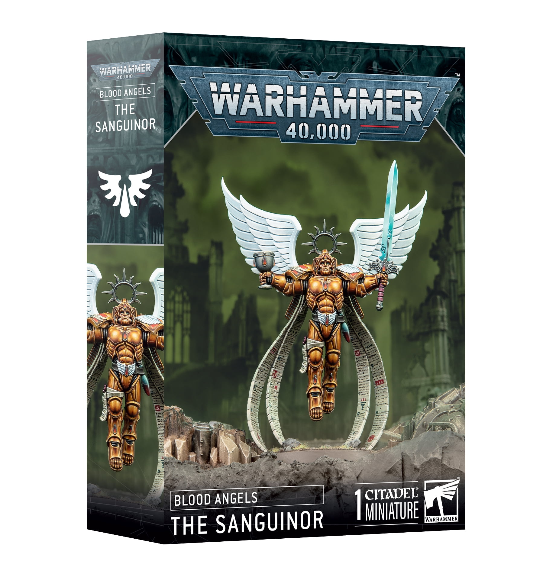 Free Shipping! Salamanders Adrax Agatone Warhammer 40,000