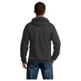 thumbnail image 4 of Port & Company Tall Essential Fleece Pullover Hooded Sweatshirt-2XLT (Charcoal), 4 of 6