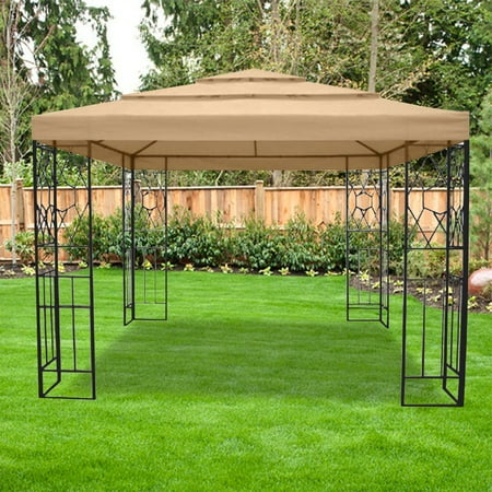 Dc America Gazebo - Garden Winds Replacement Canopy Top for DC America Three Tier Gazebo - Riplock 350