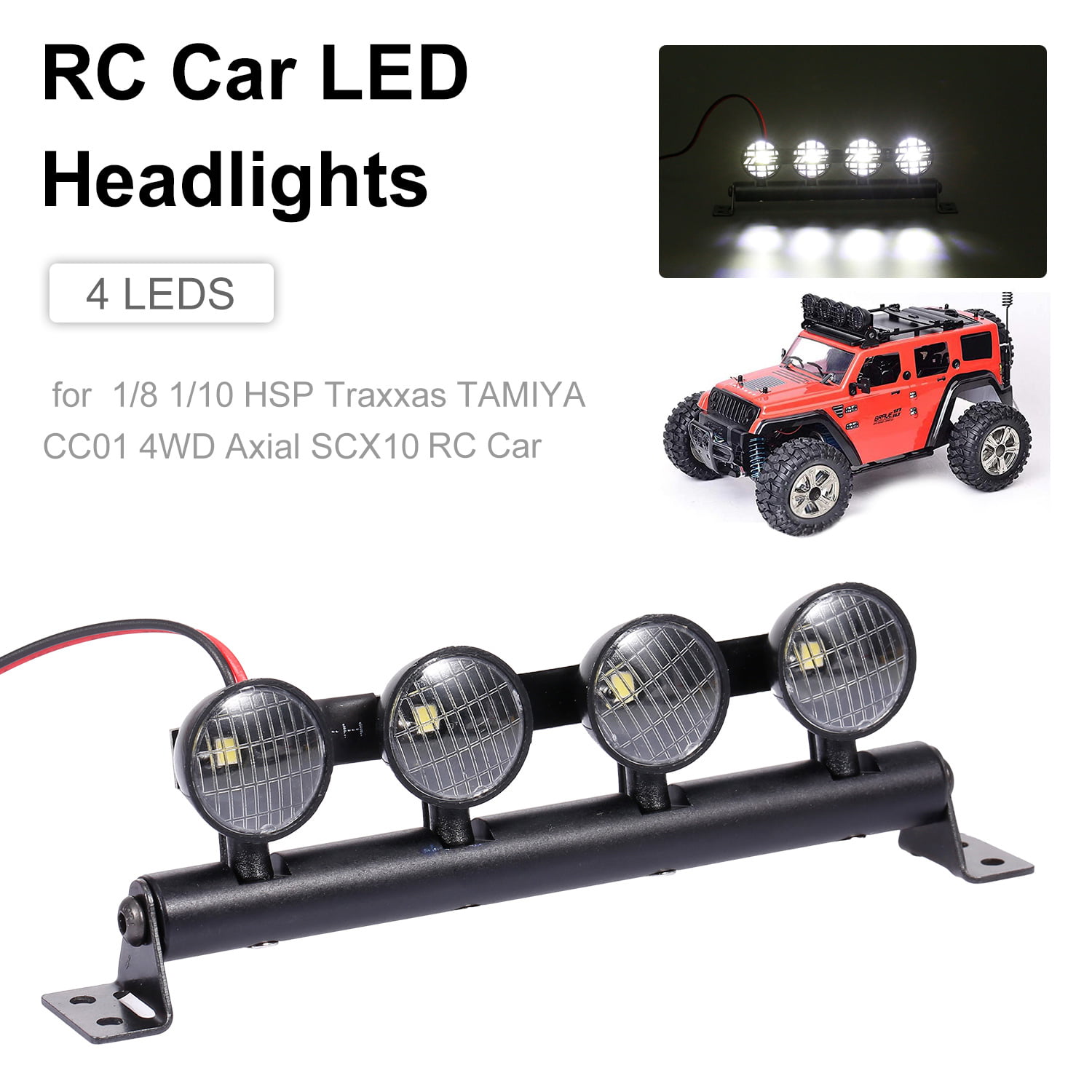 Rc car truck 12 LED smart lighting kit tamiya traxxas scale drift crawler