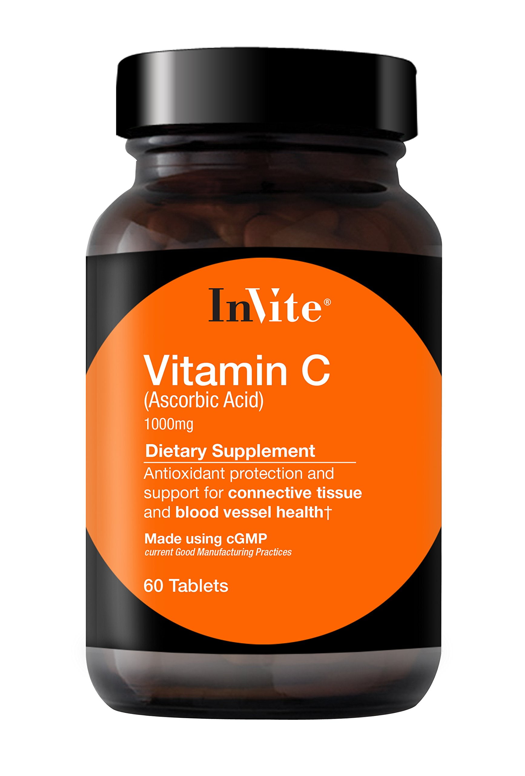 InVite Health Vitamin C Ascorbic Acid 1000mg
