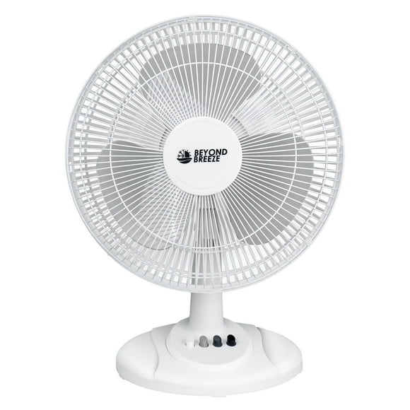 BEYOND BREEZE Ventilador circulador de aire con 3 velocidades de viento, funcionamiento silencioso y rotación de 90°, ventilador de mesa personal para dormitorio, hogar, oficina, 8 pulgadas, negro
