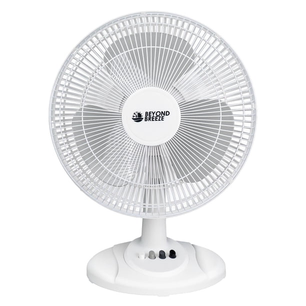 BEYOND BREEZE Ventilador circulador de aire con 3 velocidades de viento, funcionamiento silencioso y rotación de 90°, ventilador de mesa personal para dormitorio, hogar, oficina, 8 pulgadas, negro