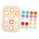 thumbnail image 3 of Toy de clasificación de forma de color Toy Learning Early Toy Sensorial Toy Forma Juego de mesa preescolar para niños Juego educativo para niños Niños 1 color establecido, 3 of 9