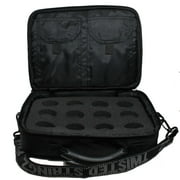 Twisted Stringz Deluxe Yo-Yo Bag - YoYo Carry Case - Holds 12 Yo-Yos- Triple Stitch Shoulder Strap, Double Graphics (Pink)