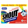 Shout Color Catcher, Dye-Trapping Sheets, 72 Sheets (Pack of 2)