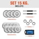 thumbnail image 3 of Set de mancuernas 15kg Altera 15KG-PL Fitness, 3 of 7