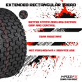 thumbnail image 3 of MASSFX 16x6.5-8 front or rear Turf Tire for outdoor power equipment and lawn mowers, 4-Ply with rectangular tread for excellent traction and easy cleaning, Non-highway use only, 16/6.5-8,16x6.5x8, 3 of 8