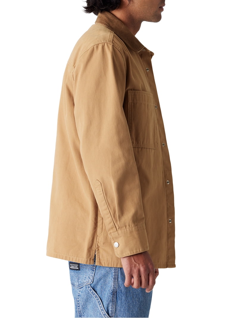 Levi Strauss Signature Men's Utility Corduroy Collar Shirt Jacket