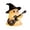 B, variant on Cute Ghost Reading Guitar Night Light Halloween Desktop Figurine Table Lamp Bedroom Office Home Decor Ornament