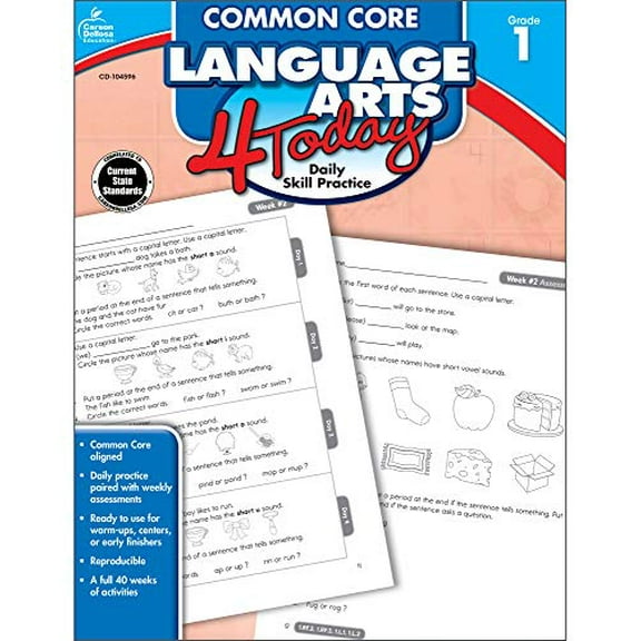 Pre-Owned Common Core Language Arts 4 Today, Grade 1 (Paperback) 1624426042 9781624426049